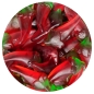 Preview: Hot Chili Peppers - rotes Fruchtgummi in Chili-Form mit grünem Abschluss